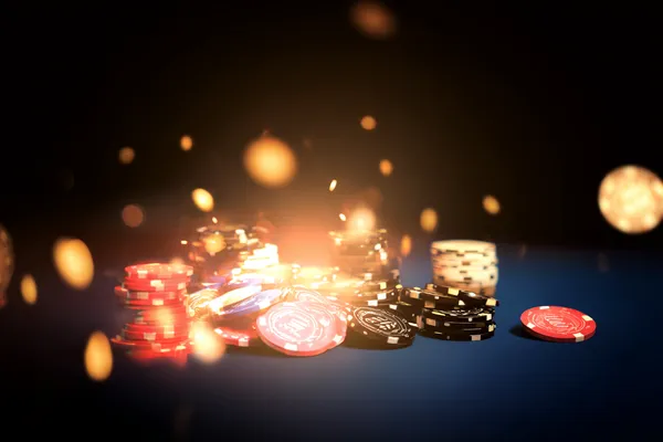 Uma imagem dramática de setes vencedores alinhados em um rolo de slot cercado por moedas douradas brilhantes, simbolizando grandes vitórias.